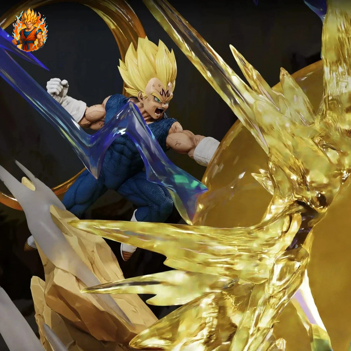 Figurines DBZ Goku x Majin Vegeta
