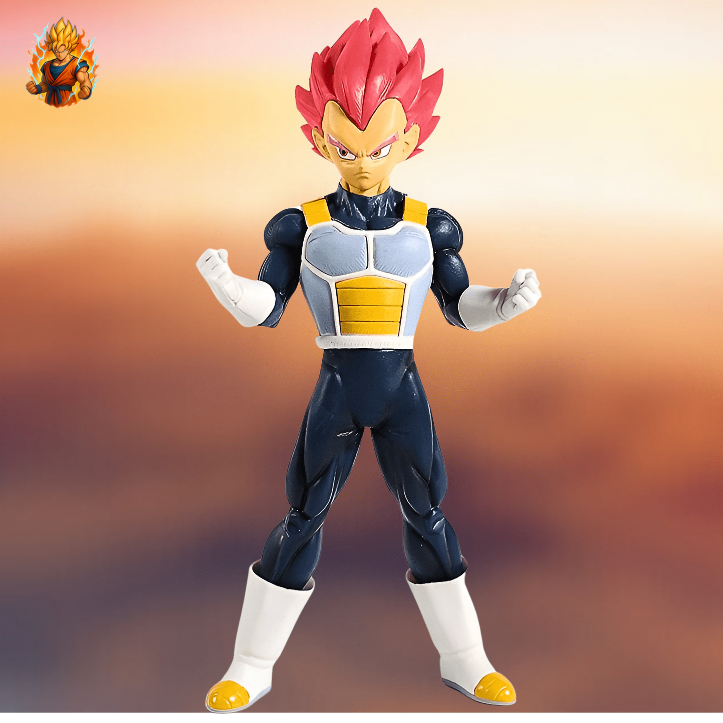 Figurinee de DBS Vegeta Super Saiyan Dieu