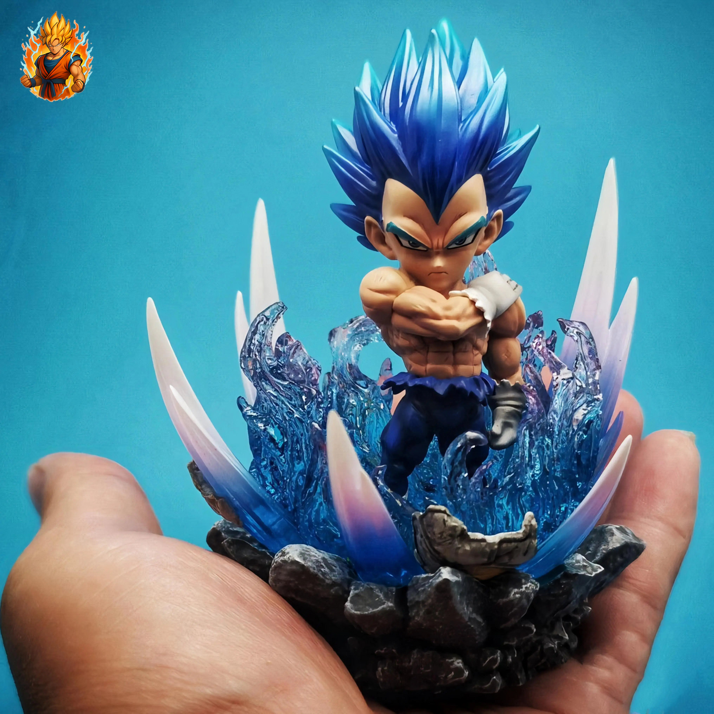 DBS Vegeta SSJ Figure bleue (mini)-Ma boutique