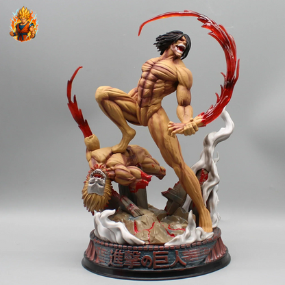 Figurine Attack on Titan - Attack Titan vs Jaw Titan-Ma boutique