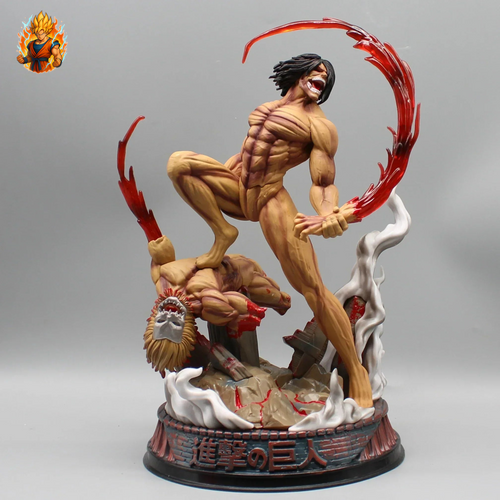 Figurine Attack on Titan - Attack Titan vs Jaw Titan-Ma boutique