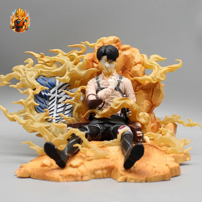 Figurine Attack on Titan - Levi est assis, blessé-Ma boutique