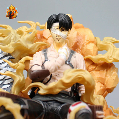 Figurine Attack on Titan - Levi est assis, blessé