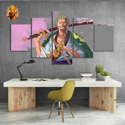 Peinture de Lorenor Zorro - One Piece-Ma boutique
