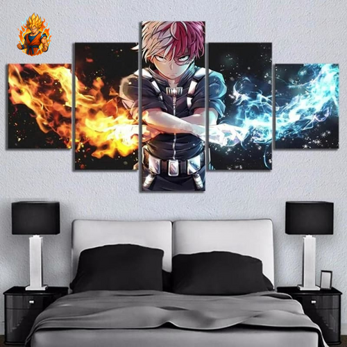 Peinture de Shoto Todoroki - My Hero Academia-Ma boutique