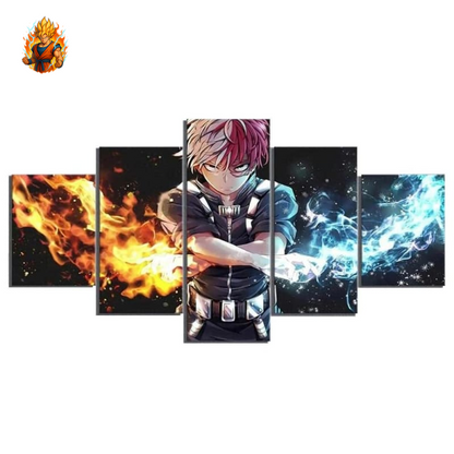 Tableau de Shoto Todoroki - My Hero Academia