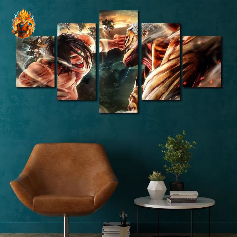 Eren vs Reiner Tisch - Attaque sur Titan