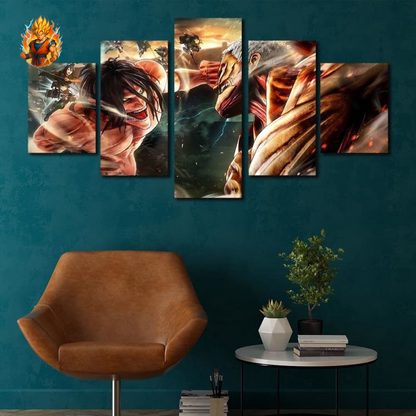 Eren vs Reiner Tisch - Attaque sur Titan