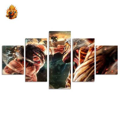 Eren vs Reiner Tisch - Attaque sur Titan