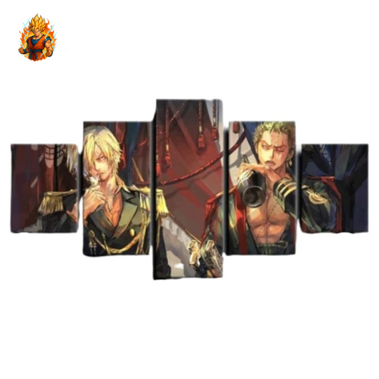 Zoro et Sanji Peinture - One Piece-Ma boutique