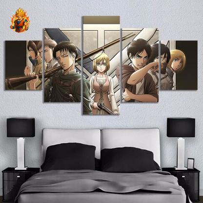 Peintures Historia and Friends - Attaque sur Titan-Ma boutique