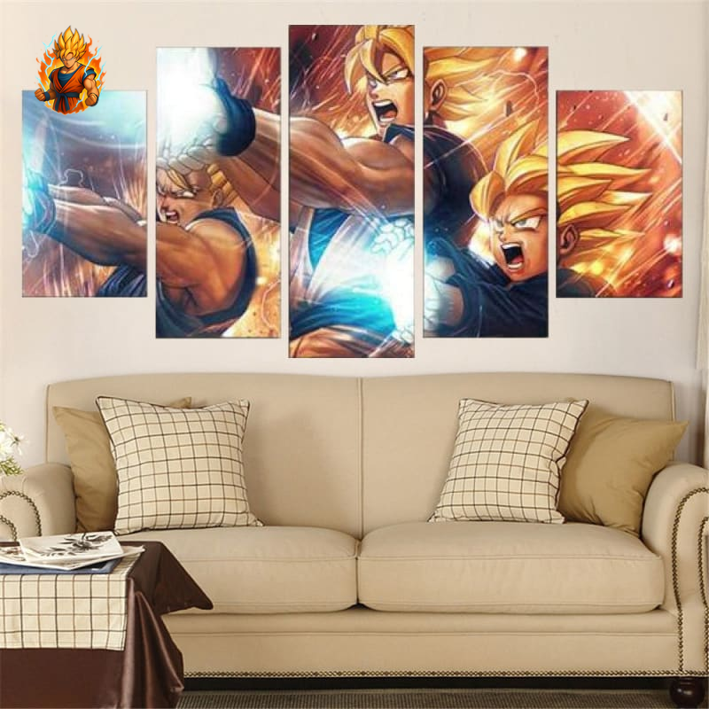 Tableau du Kamehameha père-fils - Dragon Ball Z