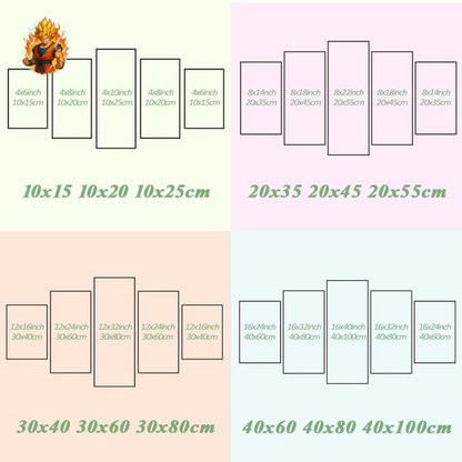 Tableau de résurrection de Freezer - Dragon Ball Z