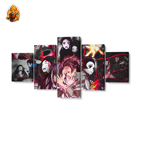 Tanjiro & Nezuko-Peinture – Demon Slayer-Ma boutique