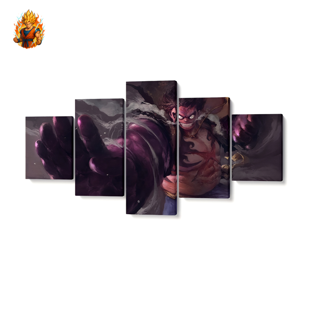 Ruffy Gear 4-Tableau– One Piece-Ma boutique