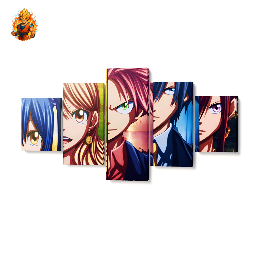 Peinture de l'équipe Natsu - Fairy Tail-Ma boutique