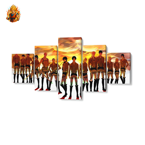 Tableau Équipe de rêve - Attaque sur Titan-Ma boutique