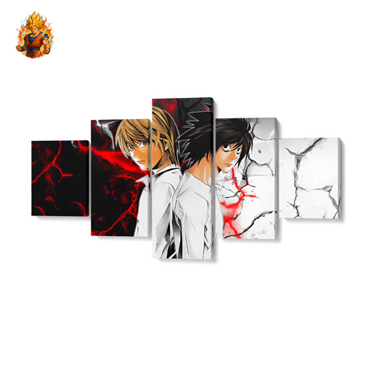 Kira Vs L Peinture - Death Note-Ma boutique