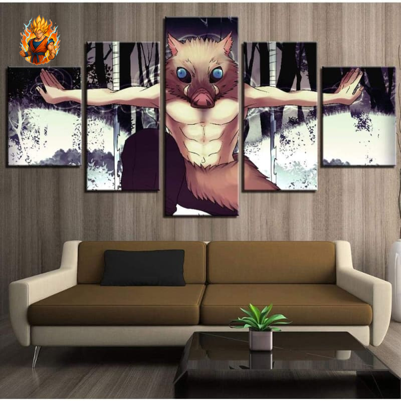 Tableau d'Inosuke Hashibira - Demon Slayer