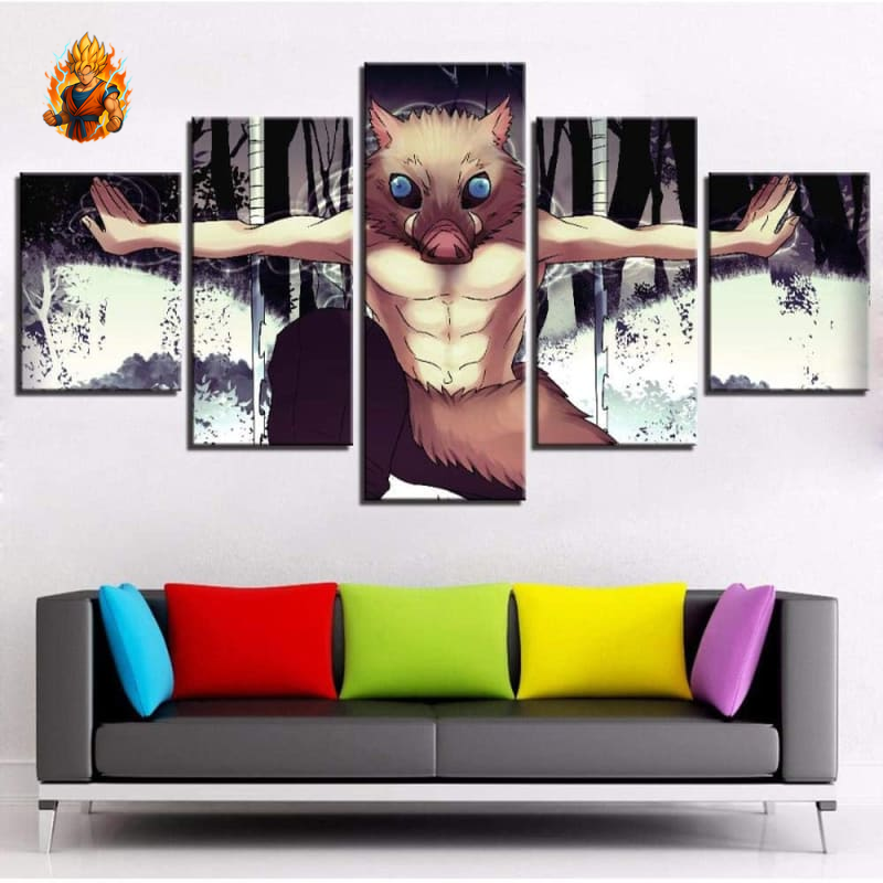 Tableau d'Inosuke Hashibira - Demon Slayer