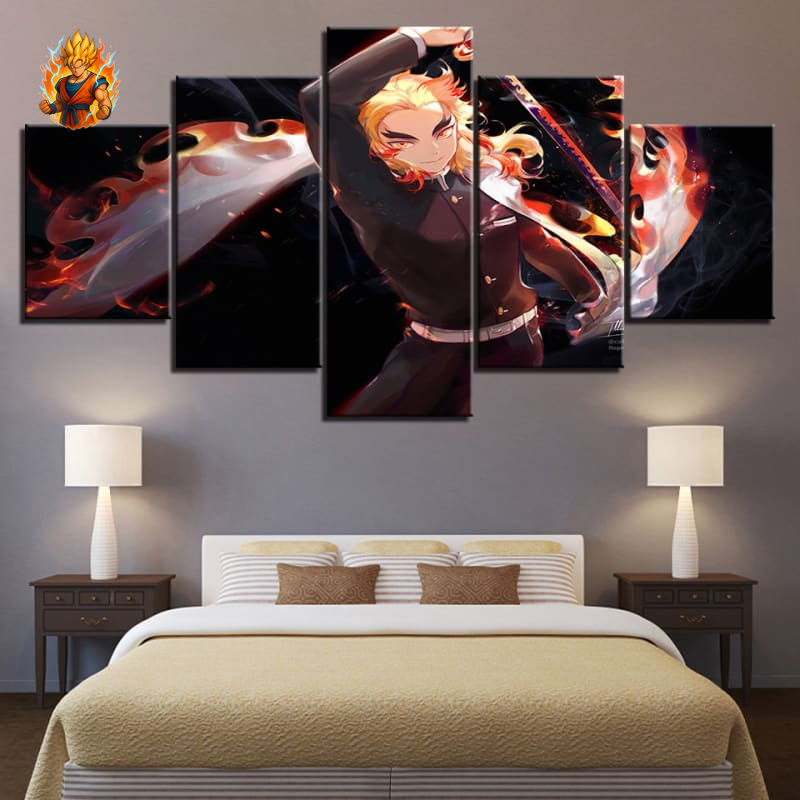 Tableau de Kyojuro Rengoku - Demon Slayer