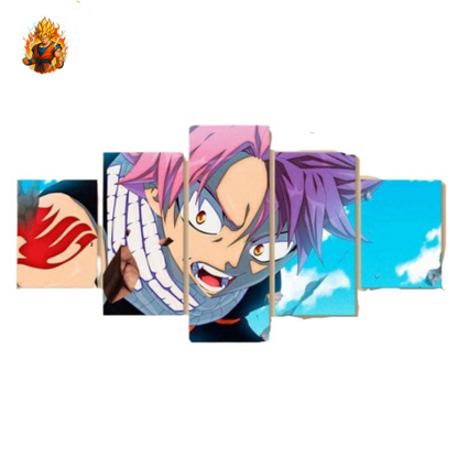 Peinture La salamandre par Natsu Dragnir - Fairy Tail-Ma boutique