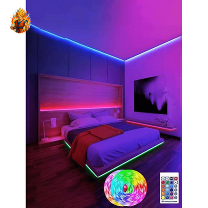 Décoration murale à bande néon LED