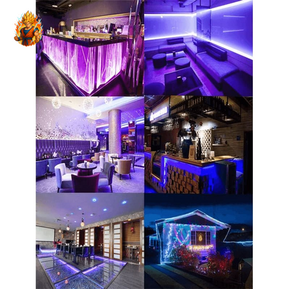 Décoration murale à bande néon LED