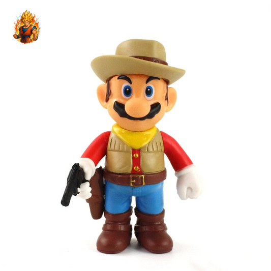 Figurine Mario Cow-boy 12cm-Ma boutique