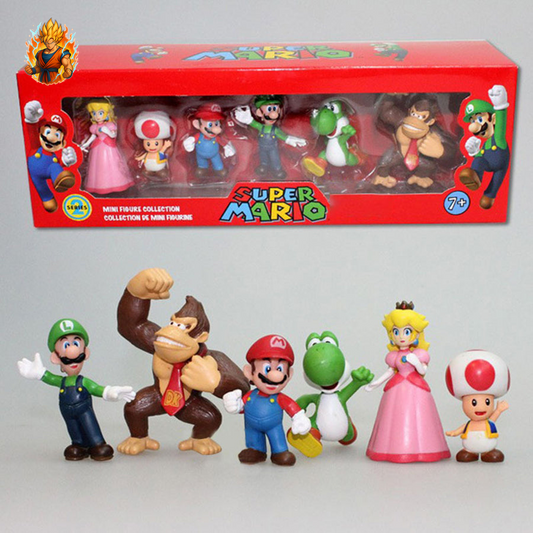 6 Figurines Mario - Lot 1-Ma boutique