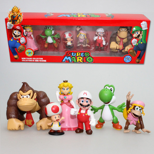 6 Figurines Mario - Lot 2-Ma boutique