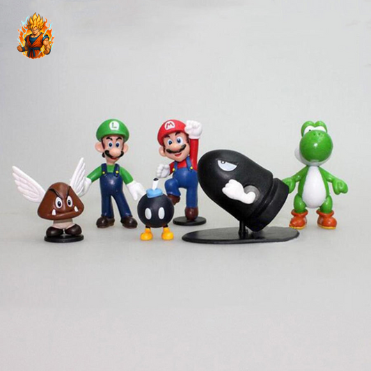 6 Figurines Mario - Lot 4-Ma boutique
