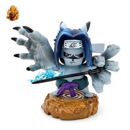 Figurine Pokémon Pikachu Naruto Sasuke Malédiction