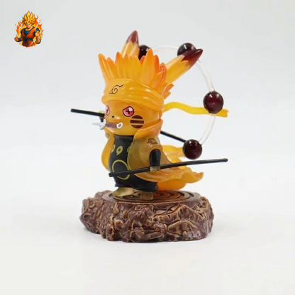 Figurine Pokémon Pikachu Naruto Uzumaki Mode Kurama
