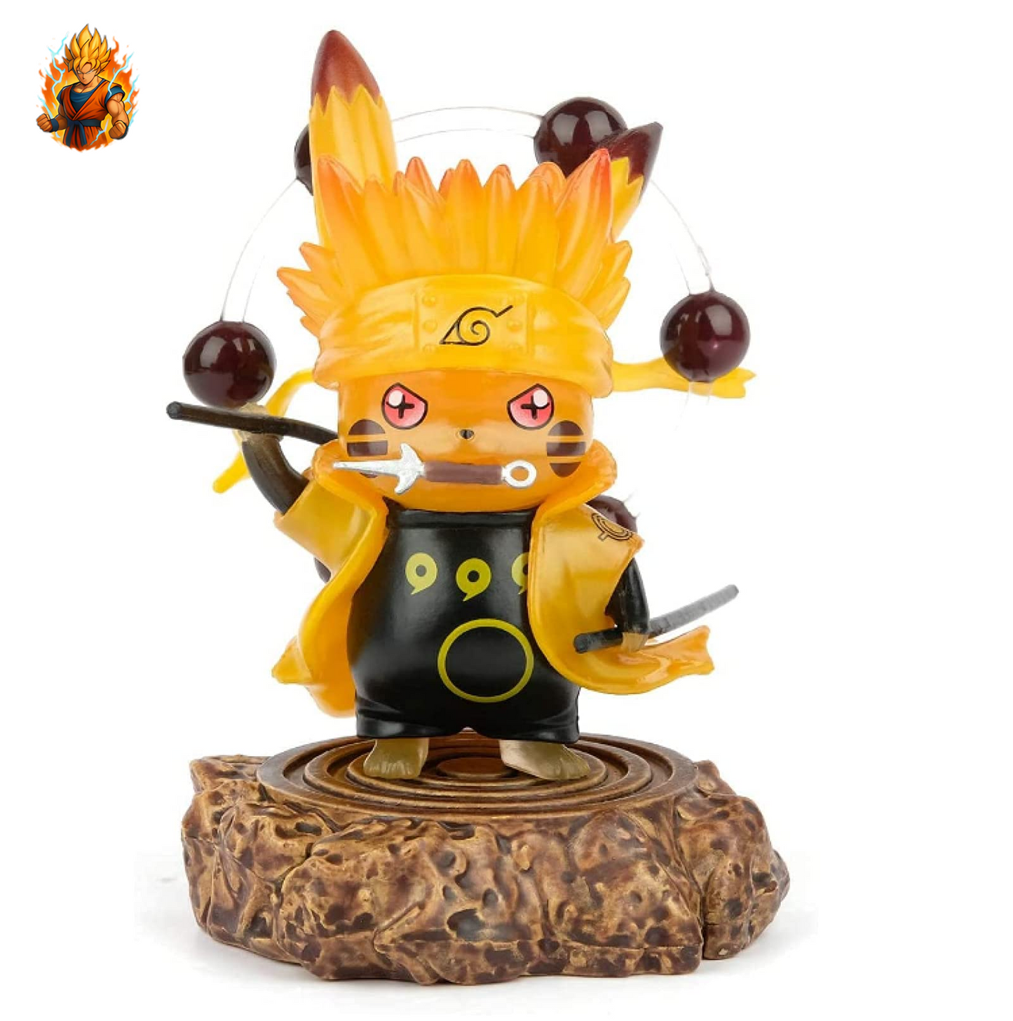 Figurine Pokémon Pikachu Naruto Uzumaki Mode Kurama