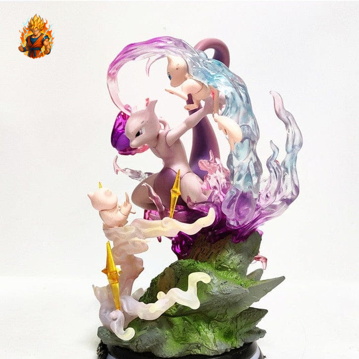 Figurine Pokémon de l'évolution de Mewtwo