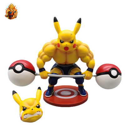 Figurine Pikachu Musclé