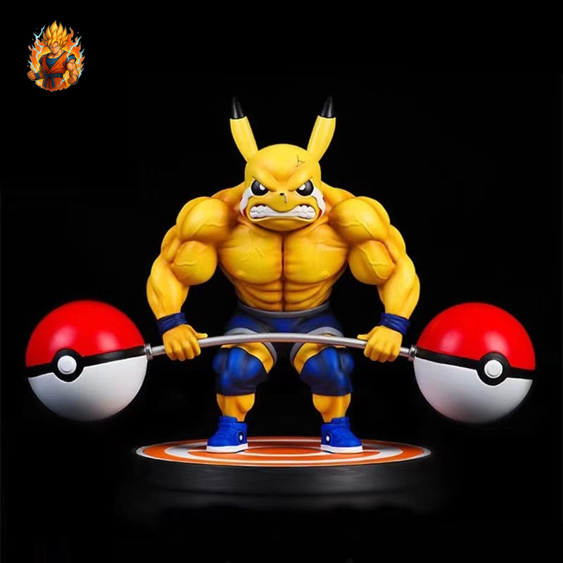 Figurine Pikachu Musclé