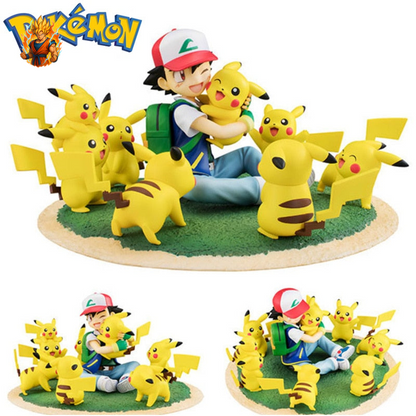 Figurine Pikachu et Sacha-Ma boutique
