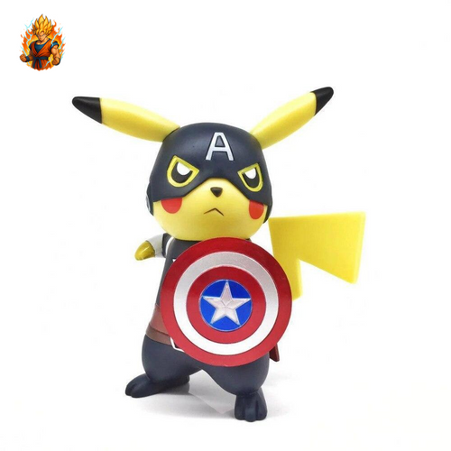 Figurine Pikachu - Captain America-Ma boutique