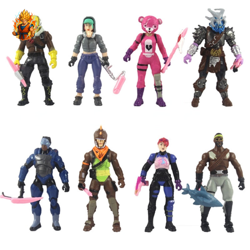 Figurine Fortnite - Lot Battleroyale ( 8 pièces )-Ma boutique