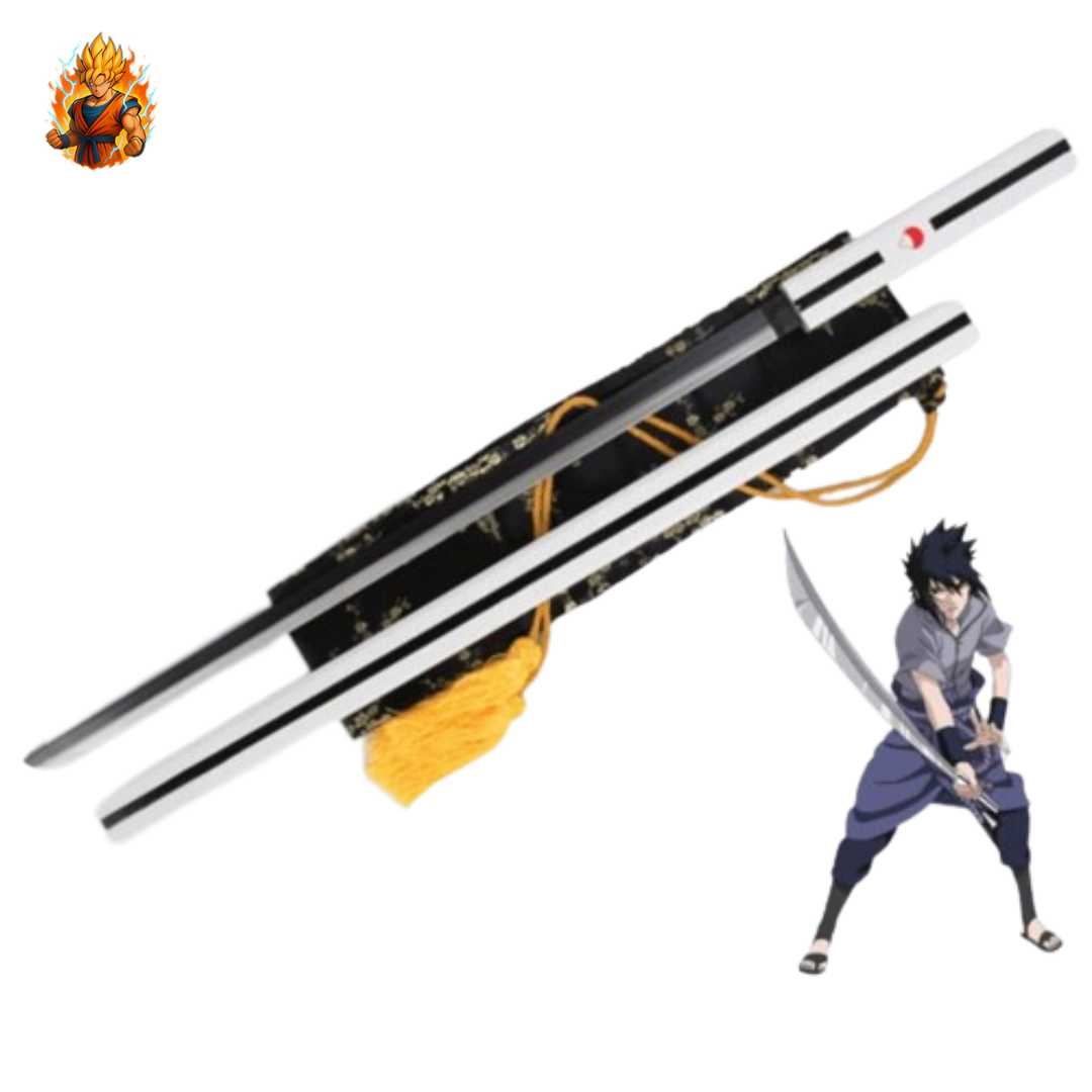 Sasuke Uchihas weißes Kusanagi-Katana – Naruto Shippuden-Ma boutique