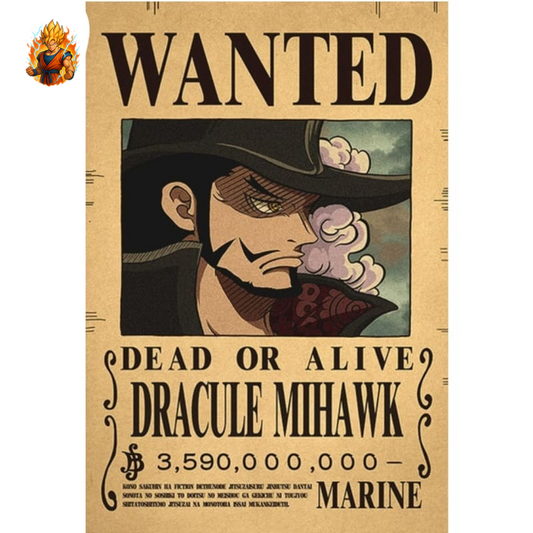 poster-gesucht-mihawk-one-piecetm-Ma boutique