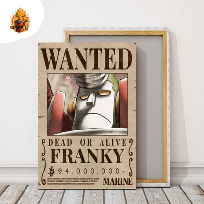 Poster Wanted Franky - One Piece-Ma boutique
