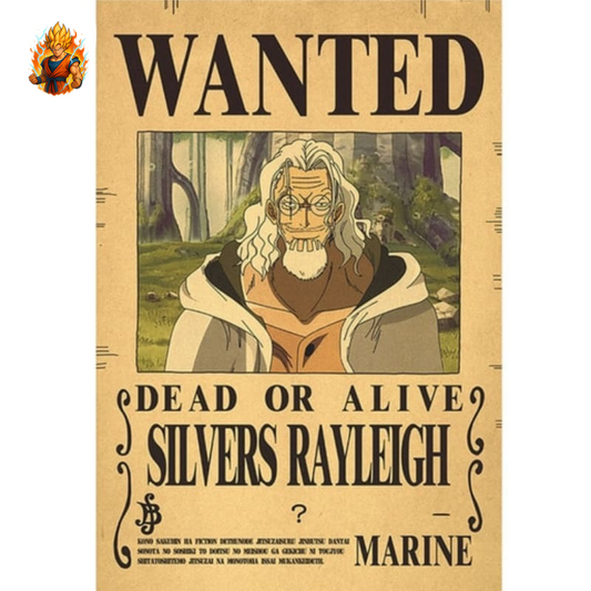 Poster Wanted Silver Rayleigh - One Piece-Ma boutique