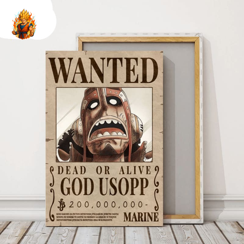 Poster Wanted Lysop - One Piece-Ma boutique