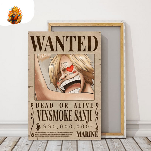 Poster Wanted Vinsmoke Sanji - One Piece-Ma boutique