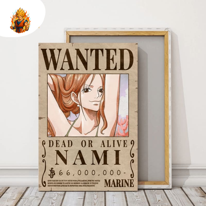 Affiche Recherchée Nami - One Piece-Ma boutique