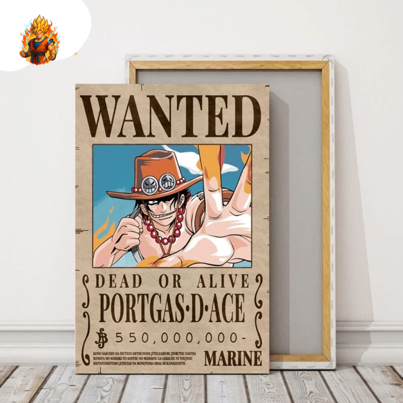 Affiche Recherché Portgas D Ace - One Piece-Ma boutique