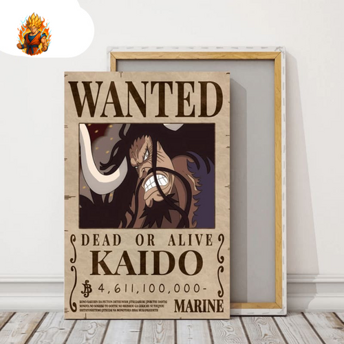Poster Wanted Kaido - One Piece-Ma boutique